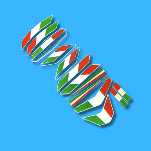 Teilig italien flagge - 13,