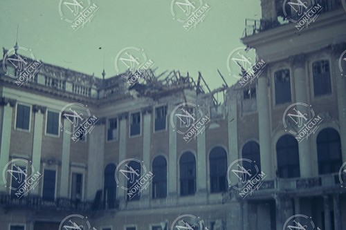 Farbdia slide wien schloss - farbdia,