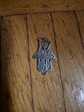 Vintage 835er Silberanhänger "Hand der Fatima", 3cm
