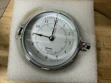 Talamex / Serie 160 / Messing massiv verchromt / Borduhr / DEKO / Kajüte / Salon