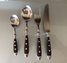Esmeyer 4-tlg. Menü Besteck Set NOSTALGIE Bistro Landhaus 18/0 Massiv   wie neu