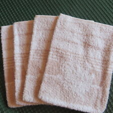 4 Concord Vintage Walkfrottee Wasch-Handschuhe 15 x 21 cm nougat-weiß NEU