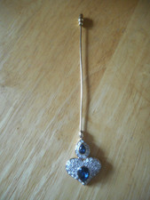 Hutnadel/ Tuchnadel von Pierre Lang, Herz mit weißen und blauen Zirkonia