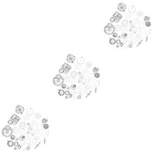  120 PCs Gears Charme Steampunk Gears Metal Gear Decor Watch Dial Charms DIY