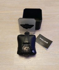 Police Norwood Automatik Herrenuhr mit Kalbsleder Armband