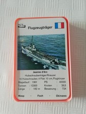 Altes Quartett Kriegsschiffe, Spielkarten Komplett ,ohne Deckblatt in Box 