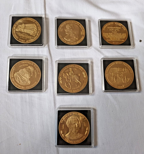 Vergoldete medaille - vergoldete,