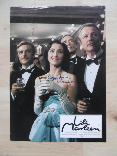 Christine kaufmann autogramm - kaufmann,