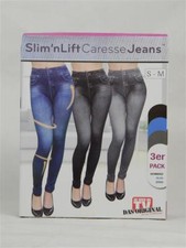 Slim Jeggings 3er Set S-M