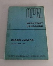 Werkstatthandbuch Opel Blitz Diesel-Motor Indenor XDP 4.90 ab 12/1968