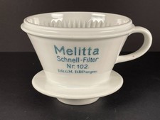 Melitta Filter 102 DRGM DRPangem. - ohne Tassenangabe