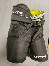 CCM Eishockey Hose Tacks XF Pro D30 Kinder Schwarz YT Large Eishockeyhose