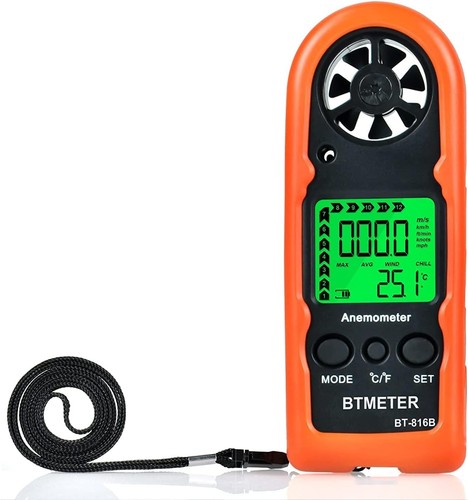 Btmeter anemometer handheld - btmeter,