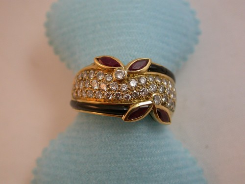 Edler ring mit rubinen - ring,