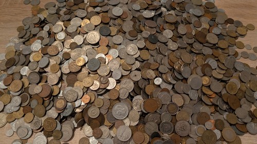 500g konvolut münzen - 500g, aus
