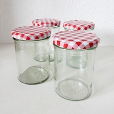 Wurstglas Sturzglas Schraubdeckelglas Einmachglas Marmelade 4 St. ca. 350 ml DIY