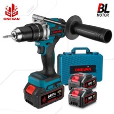 ONEVAN 3IN1Akku Akkuschrauber Bohrmaschine für Makita 18V Schlagbohrschrauber 