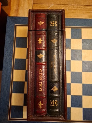 Vintage wooden faux books - vintage,