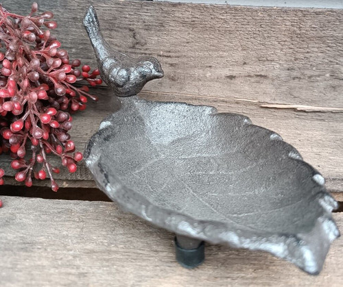 Kleine vogeltränke blatt - ❤,