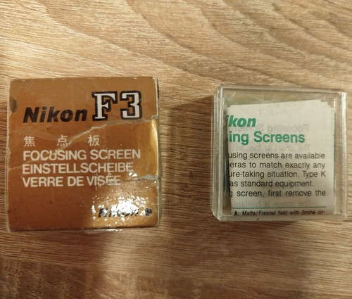 Nikon einstellscheibe typ b - einstellscheibe,
