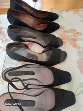 3 PAAR PETER KAISER  PUMPS Schwarz Grösse 7und 7,5. Kaum getragen , Absätze Gut