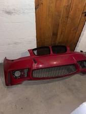 BMW E81 E87 E82 M Stoßstange In Rot Leicht Gebrauchsspuren Zum Selber Lackieren