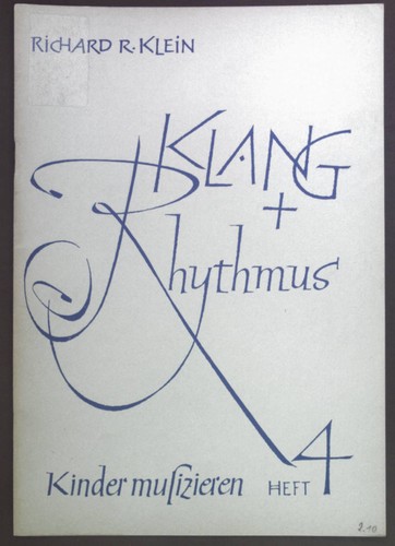 Klang und rhythmus stücke - klang,