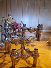 4x BMF Quist Nagel Kerzenhalter Kerzenständer 