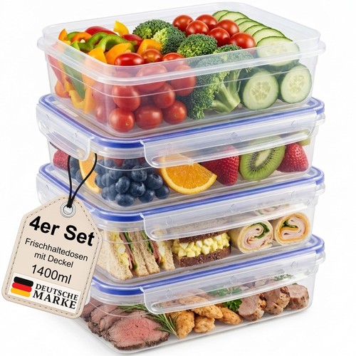 Frischhaltedosen 4er set - frischhaltedosen,