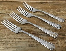4 Dinner Forks Louvre Wallace