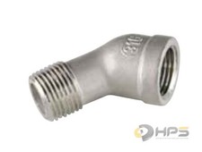 Edelstahl Winkel 45 IG x AG VA