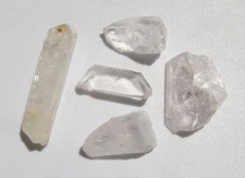 Danburit weiß, 5 Kristalle