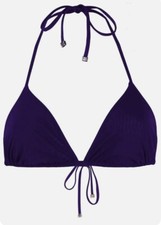Dolce & Gabbana D&G Sliding Triangel Bikini Top in Indigo - UK M/EU Large 