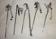 5x Haarschmuck Vintage