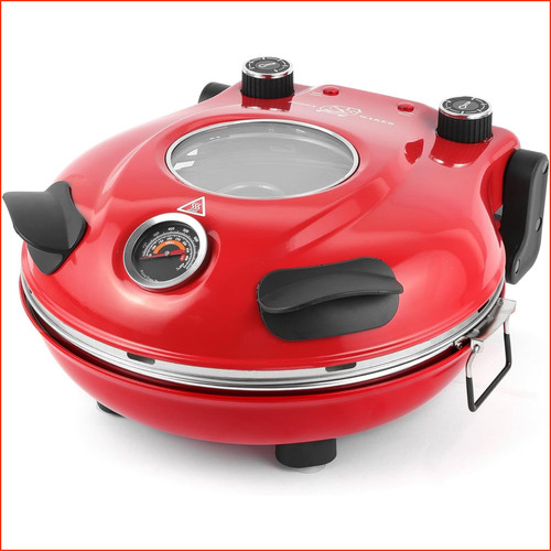 Elektrischer pizzaofen 1200w - elektrischer,