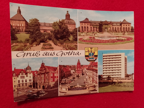 Gotha 1981 markt rathaus - gotha, am