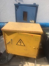 Stromkasten für Baustelle (+ Starkstromsteckdose für den Kran)