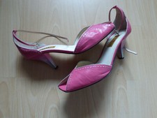 Vintage Slingbacks, Sandalen  Gr. 38,5 in Rosa/Pink