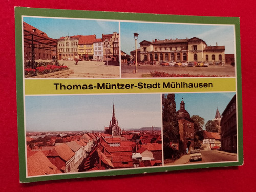 Mühlhausen 1983 bahnhof - 1983.,