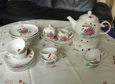 Teeservice f 6-Pers. OSTFRIESEN Dekor, Manufaktur Calluna, Bispingen