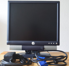 vintage LCD Bildschirm DELL E172FPt 1280x1024x75Hz abnehmbar Stereo Lautsprecher