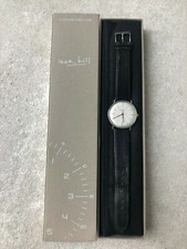 Junghans Max Bill Armbanduhr Herren Handaufzug Stundenstriche Ledrarmband unisex