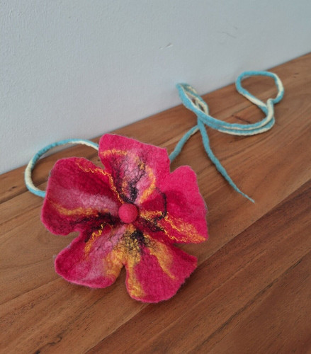 Fensterschmuck blumen gefilzt - fensterschmuck, blumen"