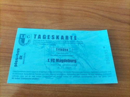 Fan sammler ticket - sammler, 1.fc