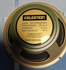 Celestion G12 M Greenback 12" Gitarrenlautsprecher  25W 8Ohm, Lautsprecher