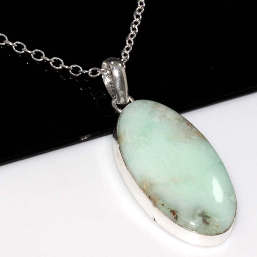 Chrysopras kette 925 - kette,