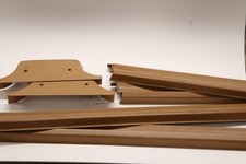 Mercedes Benz W201 190E Einstiegsleisten Verkleidung SATZ 6x orig. MB Dattel