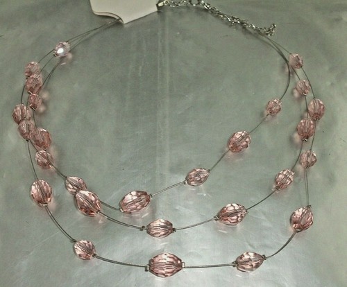 Glasperlen collier reihig - glasperlen, 3