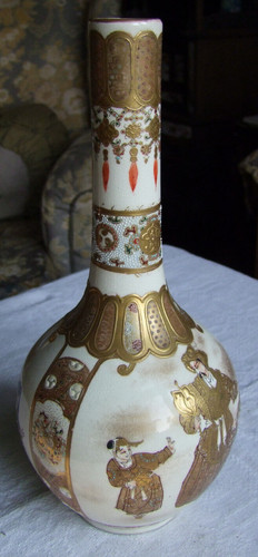 Große satsuma vase meiji - große,