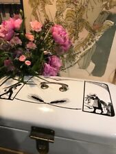 Jugendstil Emaillierte Brot Kasten Ähren Ernte Antik